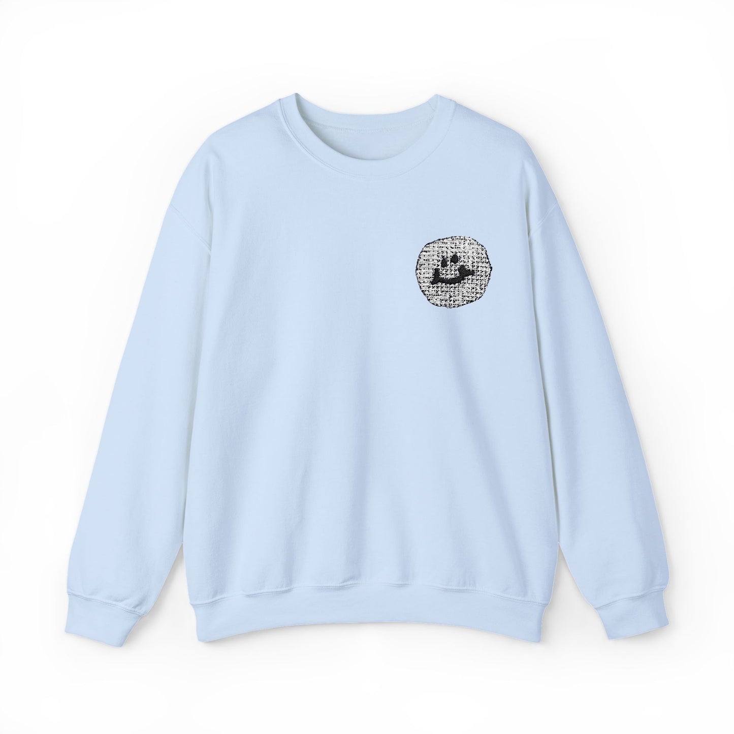 All Smiles | Embroidered Crewneck Sweatshirt