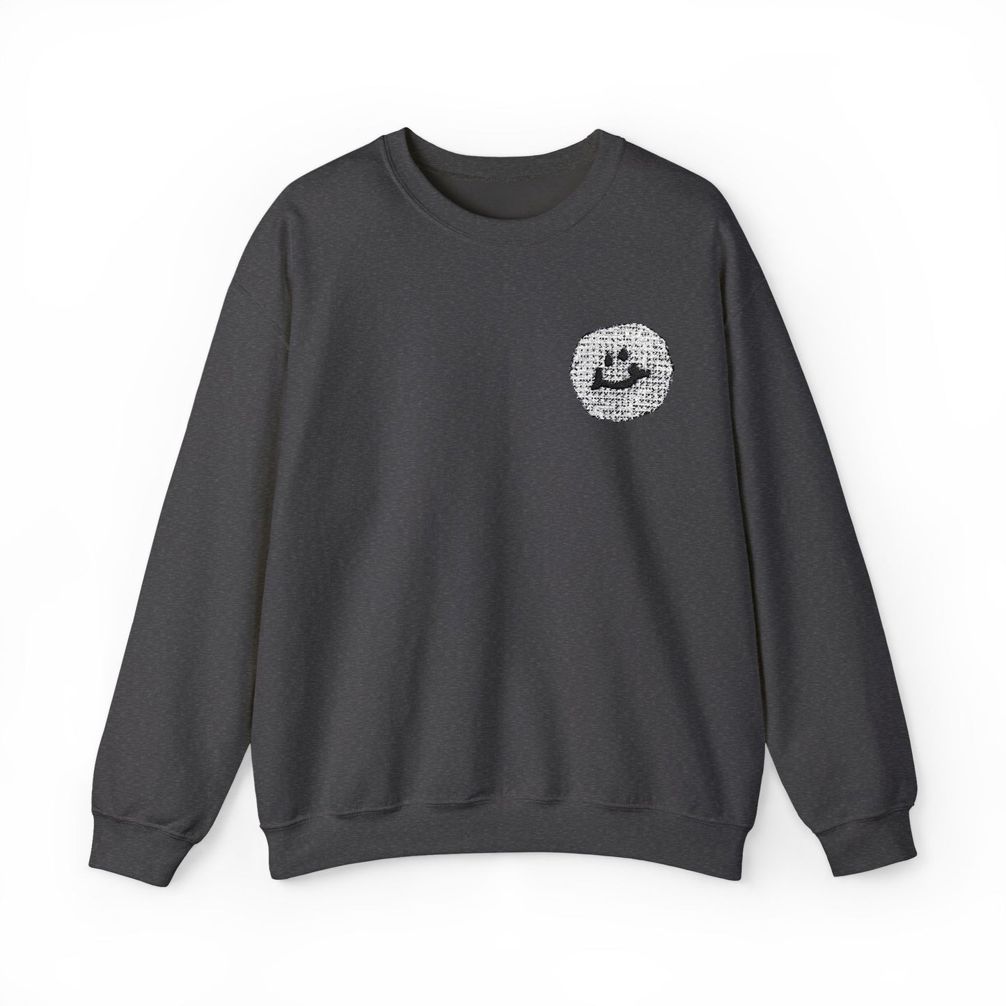 All Smiles | Embroidered Crewneck Sweatshirt
