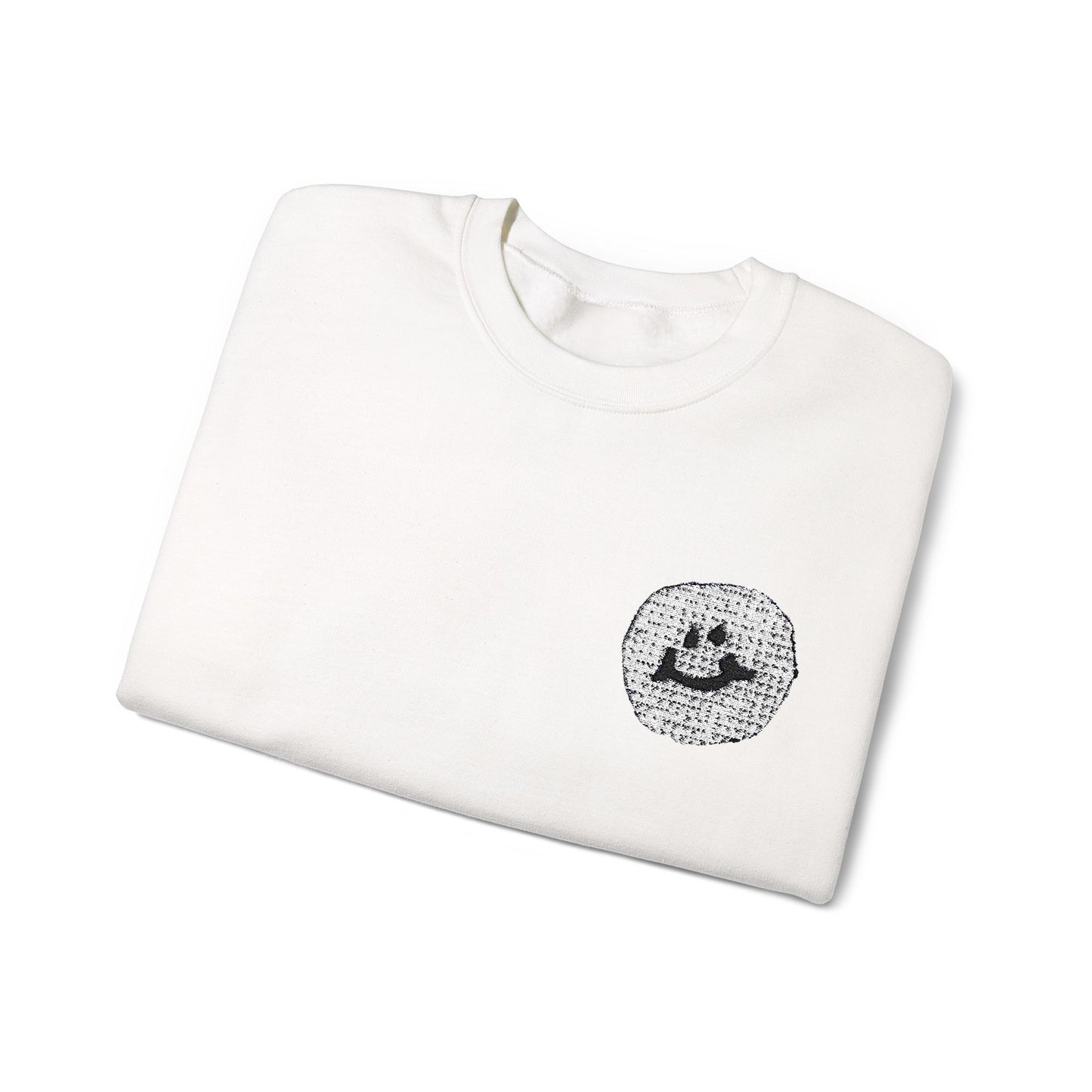 All Smiles | Embroidered Crewneck Sweatshirt