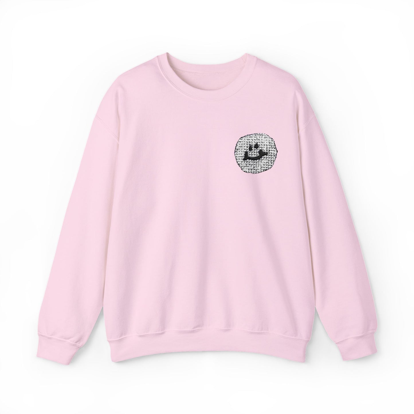 All Smiles | Embroidered Crewneck Sweatshirt